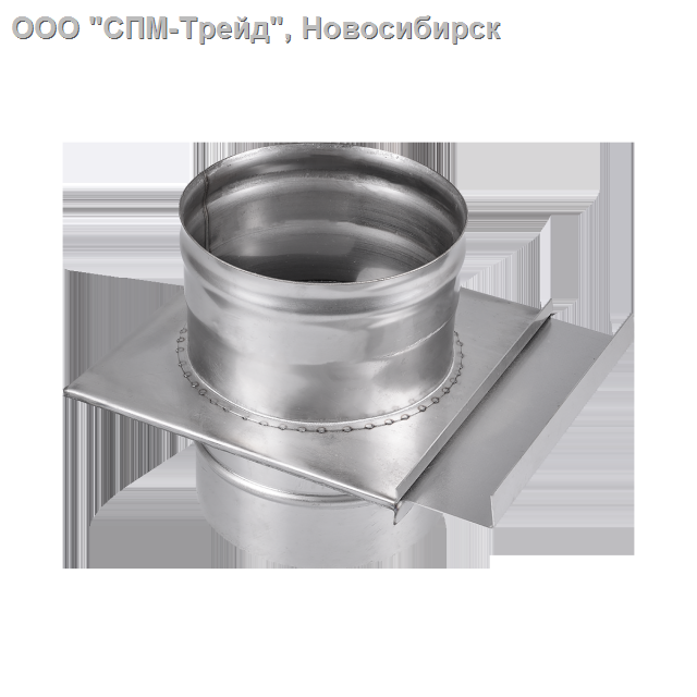 Просмотр фото... Шиберная заслонка дымохода d=150 мм. (s=0,8мм)