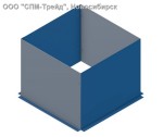Подробнее... Потолочно проходной узел кровли (ППУ) оцинковка 600*600 0,5мм.